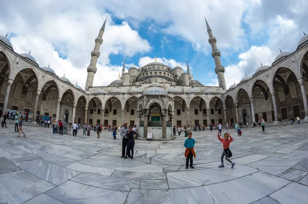 De sultan ahmed moskee — Stockfoto