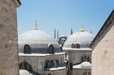 Ayasofya'nın ve Sultan Ahmet Camii Instanbul