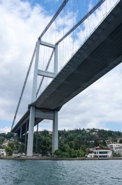 İstanbul 'daki Boğaz Köprüsü