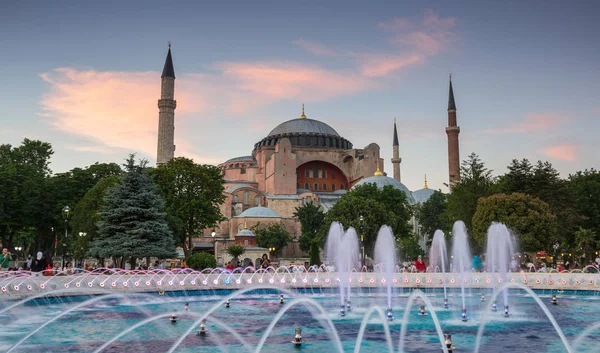 Hagia Sophia on sunset, Istanbul Stock Picture