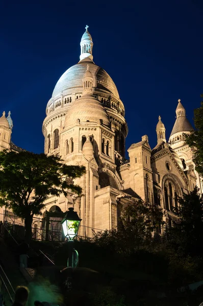 Basilikan av det heliga hjärtat i Paris — Stockfoto