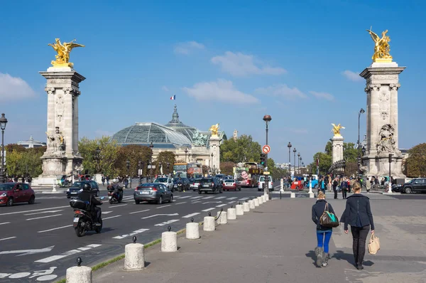 Pont Alexandre III, Paris, Fransa — Stok fotoğraf