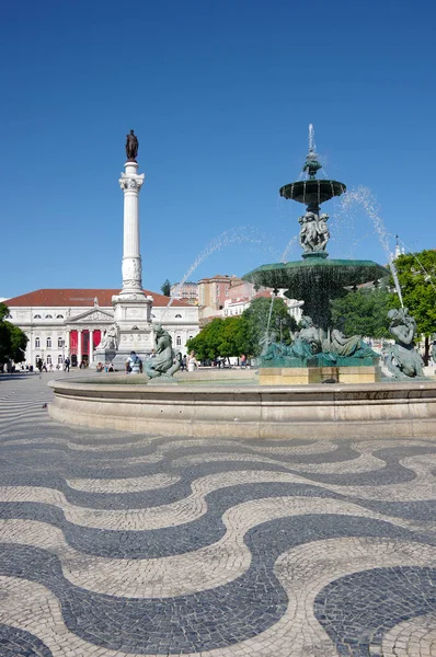 Plaza de Rossio en Lisboa —  Fotos de Stock