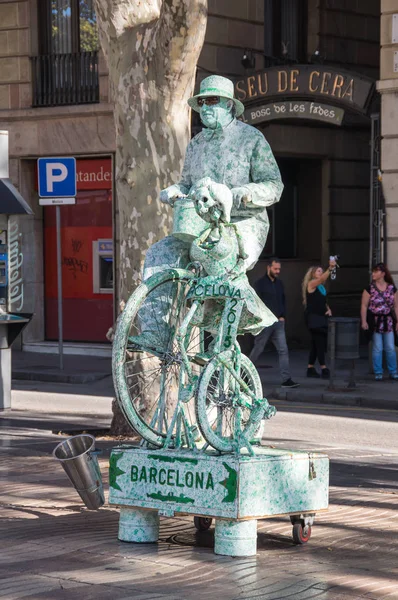 La Rambla en Barcelona — Foto de Stock