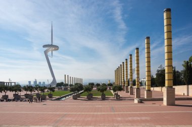 Barselona 'daki Montjuic iletişim kulesi