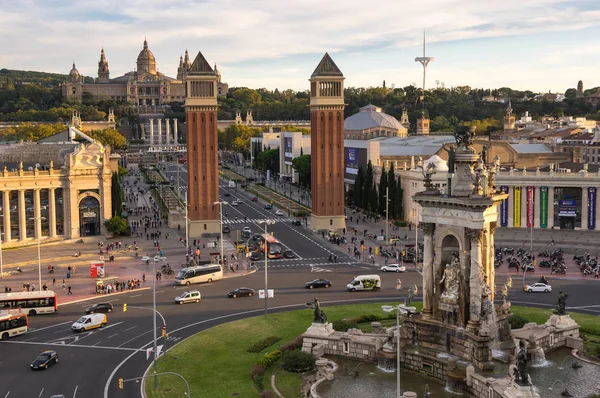 Placa d 'Espanya en Barcelona —  Fotos de Stock