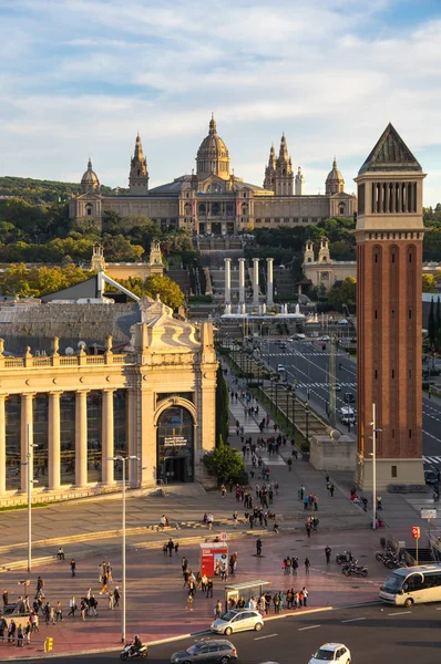 Placa d 'Espanya en Barcelona —  Fotos de Stock