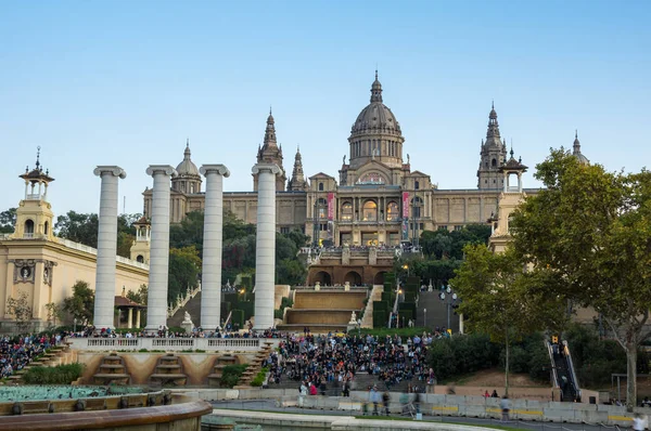 El Palacio Nacional de Barcelona — Foto de Stock