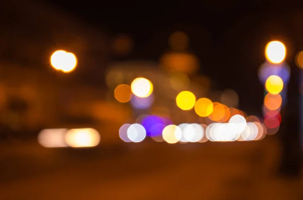 Abstract pattern of city lights — Stock Photo, Image