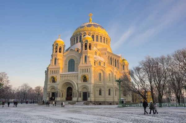 Catedral naval de Kronshtadt — Foto de Stock