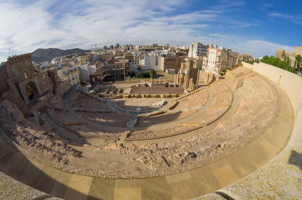 Romeinse amfitheater in cartagena — Stockfoto