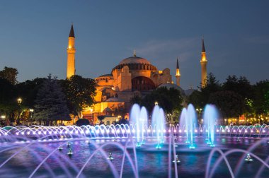 Ayasofya'nın Sunset'teki, Istanbul