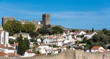 View of Obidos clipart