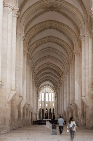 Alcobaça-klostret interiören — Stockfoto
