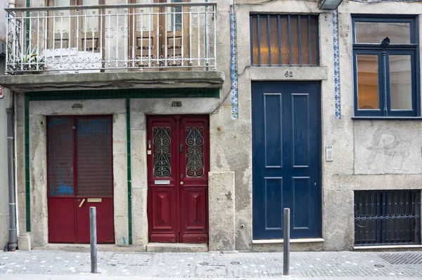 Fachadas de casas em Porto — Fotografia de Stock