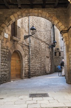 Barselona gothic Quarter dar sokak