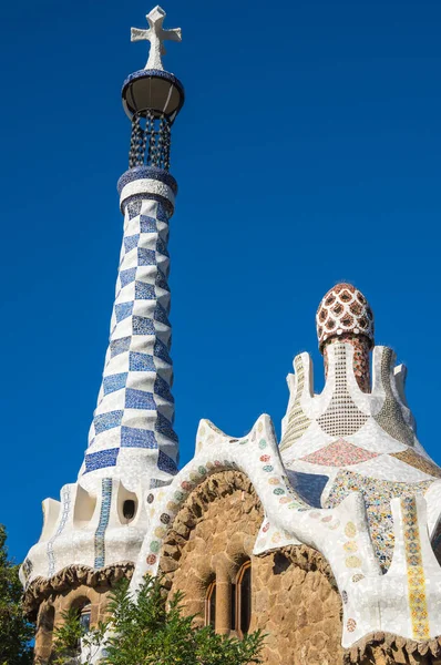 El parque Güell en Barcelona — Foto de Stock