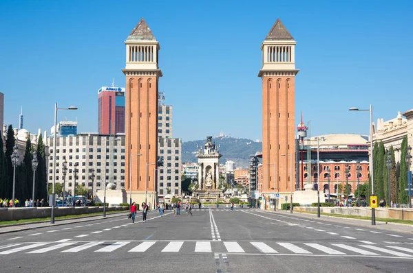 Las torres venecianas de Barcelona —  Fotos de Stock
