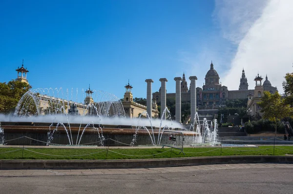 El Palacio Nacional de Barcelona — Foto de Stock