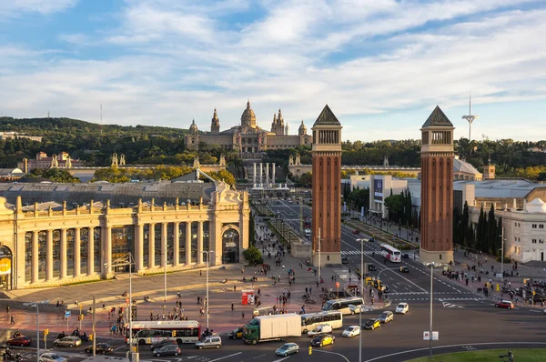 Placa d 'Espanya en Barcelona —  Fotos de Stock