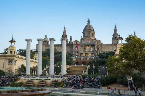 El Palacio Nacional de Barcelona — Foto de Stock