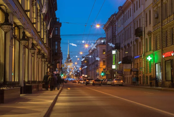Saint Petersburg Street — Stok fotoğraf