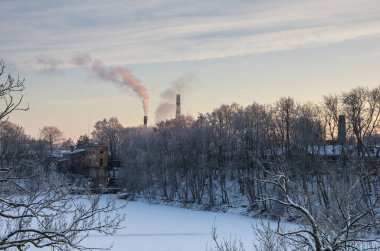 Winter park günbatımı üzerinde
