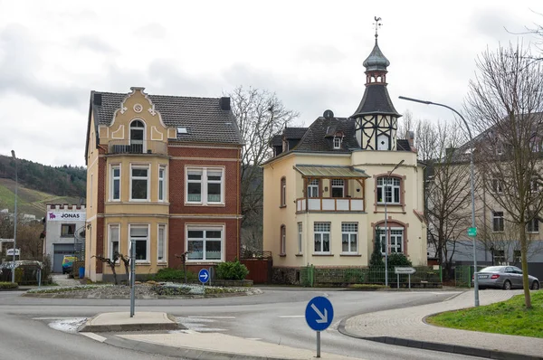 Alte häuser in mayen — Stockfoto