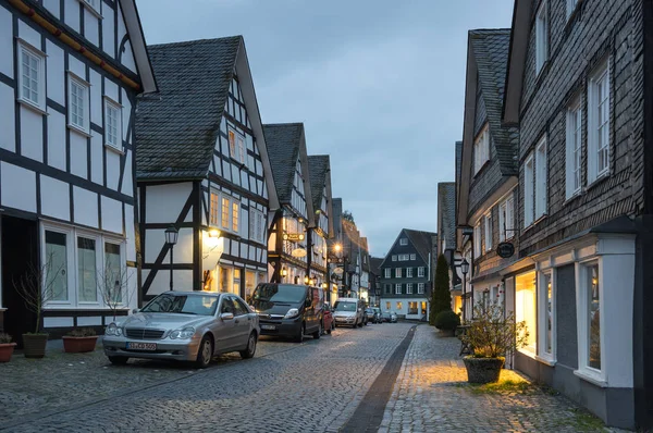 Korsvirkeshus i Freudenberg — Stockfoto