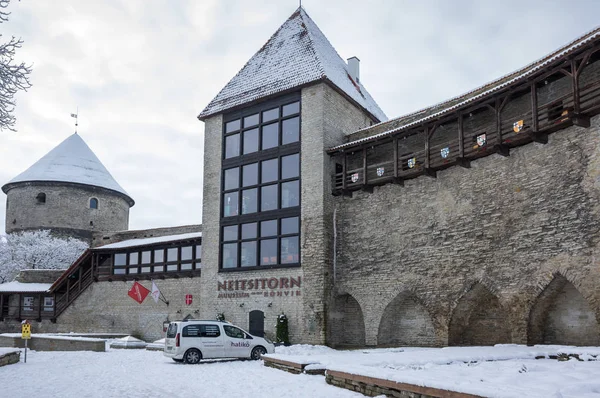 Muralla de la fortaleza de Tallin — Foto de Stock