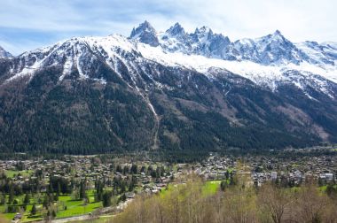 panoramik Fransız alps