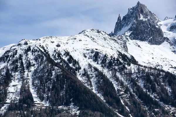 Vista panorámica de los Alpes franceses — Foto de Stock