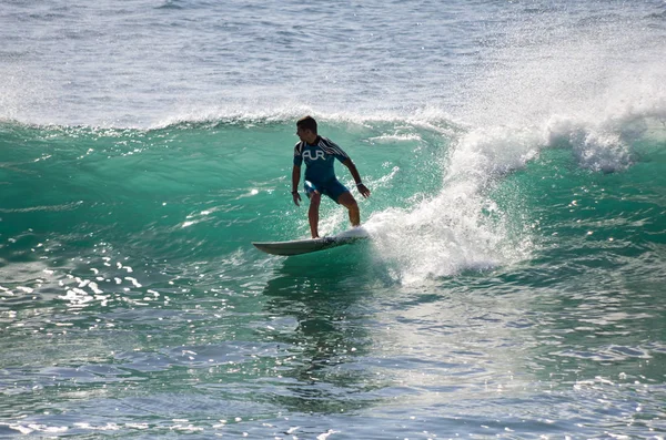 Moře, surfing na pobřeží Atlantského oceánu — Stock fotografie