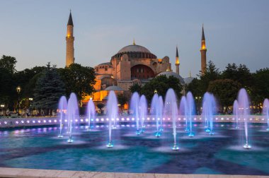 Ayasofya'nın Sunset'teki, Istanbul