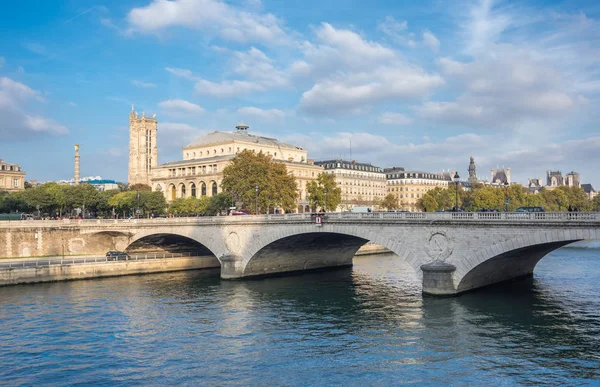 Pont au Ændring i Paris - Stock-foto