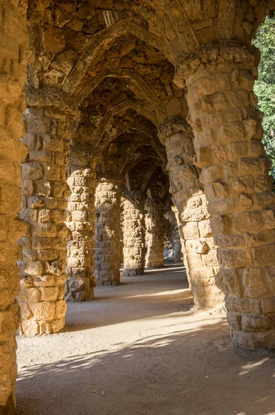 Il parco Guell a Barcellona — Foto Stock