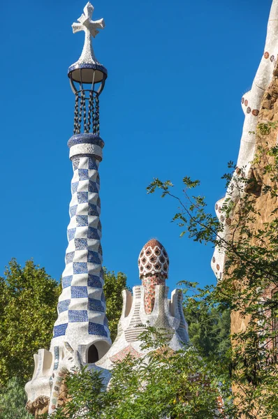 Il parco Guell a Barcellona — Foto Stock