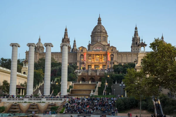 Il Palazzo Nazionale di Barcellona — Foto Stock