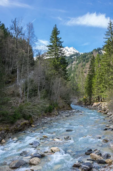 Panoramic view of french Alps — Stock Photo, Image