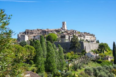 Saint-Paul-de-Vence'nin görünümünü 