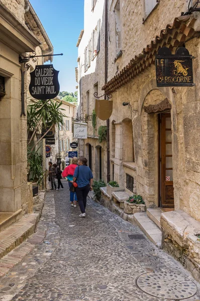 Street of Saint-Paul-de-Vence — Stock Photo, Image