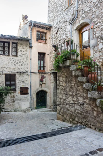 Street of Tourrettes-sur-Loup — Stock Photo, Image