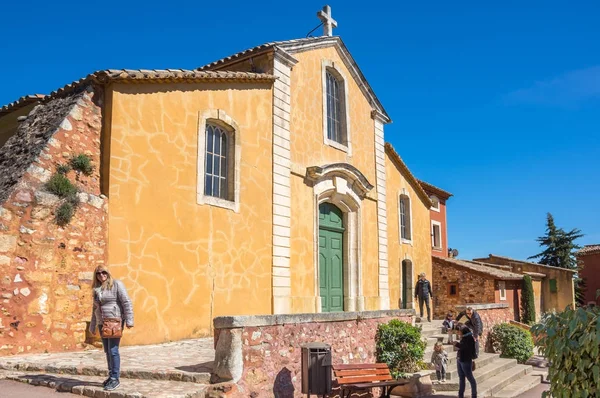 Aldeia de Roussillon na Provença — Fotografia de Stock