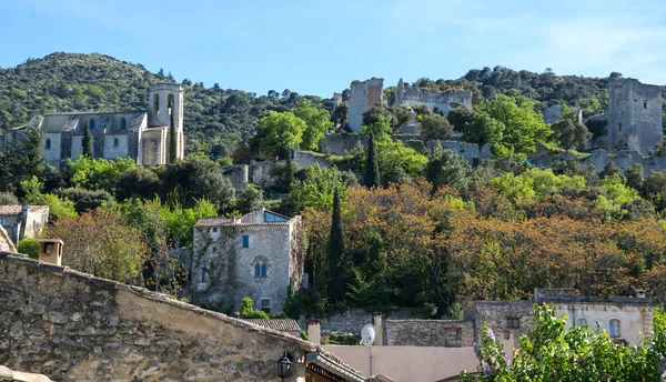 Vista panorâmica de Oppede-le-Vieux — Fotografia de Stock