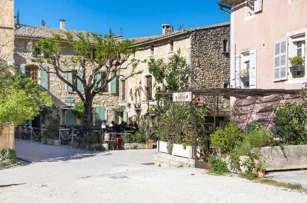 Straat van Oppede-le-Vieux — Stockfoto