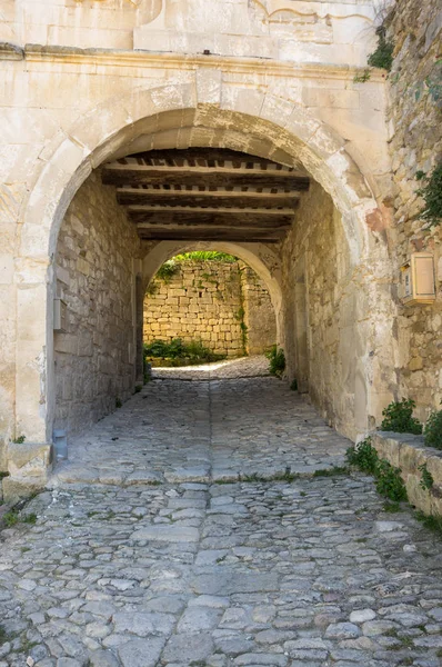 Straße von Oppede-le-Vieux — Stockfoto