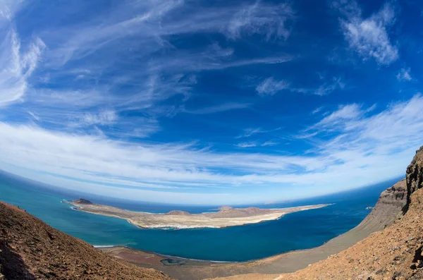 Vista de la isla de Graciosa — Foto de Stock