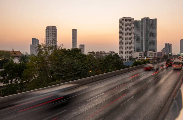 Trafikk i Bangkok – stockfoto