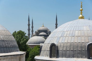 Ayasofya'nın ve Sultan Ahmet Camii Instanbul