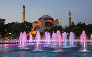Ayasofya'nın Sunset'teki, Istanbul